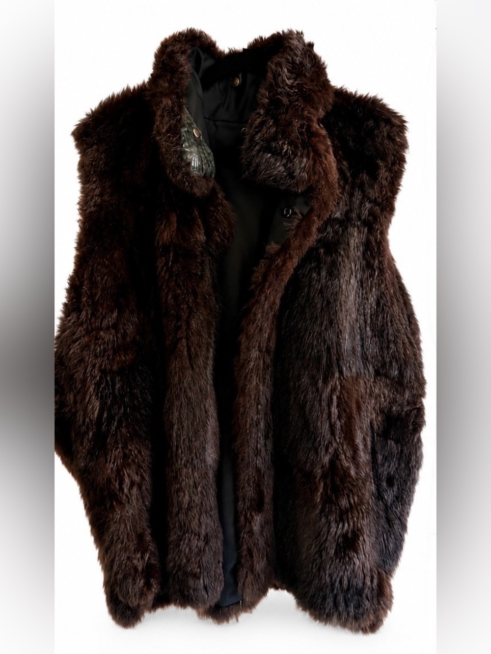 Vintage 1980’s Genuine Fur Vest, M/L, Mint  Condition…Luxurious and Warm Layer